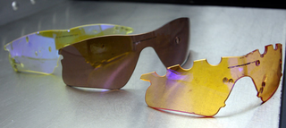 Illustration for article titled Oakley's 'O Lab' Shoots Ball Bearings at, Drops Weights on Sunglasses
